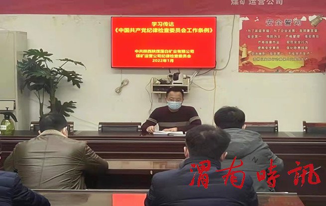 蒲白煤矿运营公司纪委进基层织密监督网
