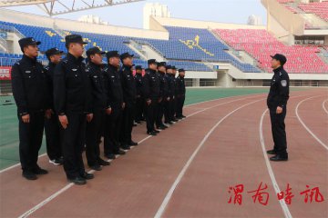 渭南白杨派出所打好练兵组合拳确保双达标不落一人