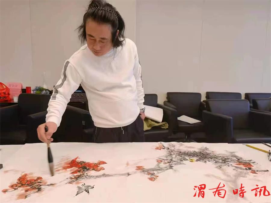 三秦书画协会、陕西盛唐书画艺术研究院万里行走进韩城(图3)