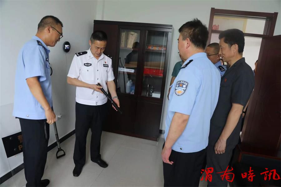 省法院司法警察总队来合阳法院督导检查司法警务安保工作(图4)