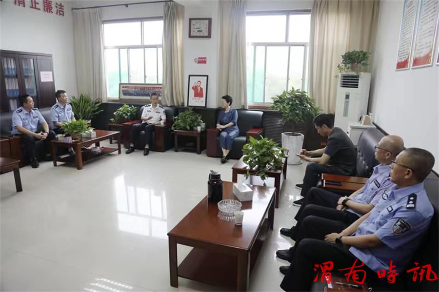 省法院司法警察总队来合阳法院督导检查司法警务安保工作(图6)