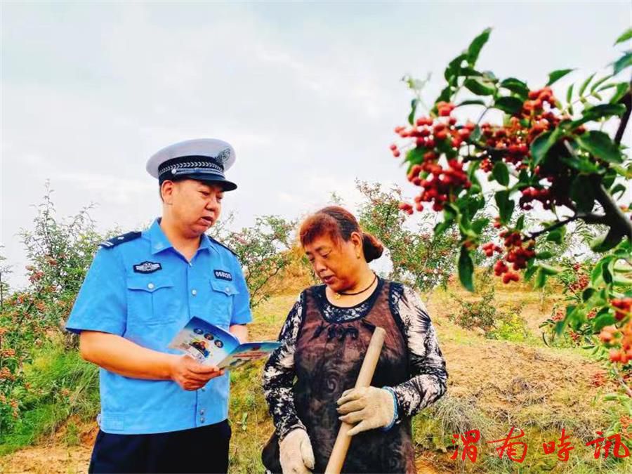 【百日行动】花椒树下话交通 交警地头讲安全(图8)