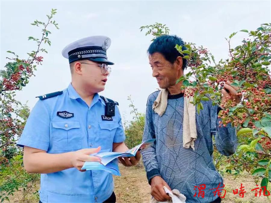 【百日行动】花椒树下话交通 交警地头讲安全(图9)