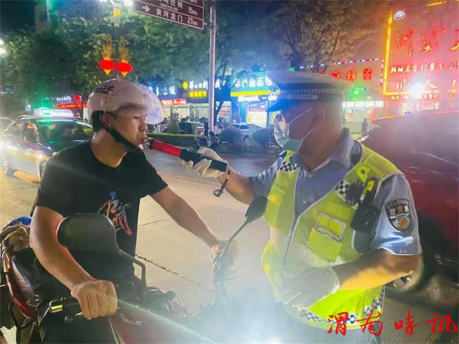 【百日行动】夜查酒驾醉驾不停歇，韩城公安交警持续发力不松懈！(图3)