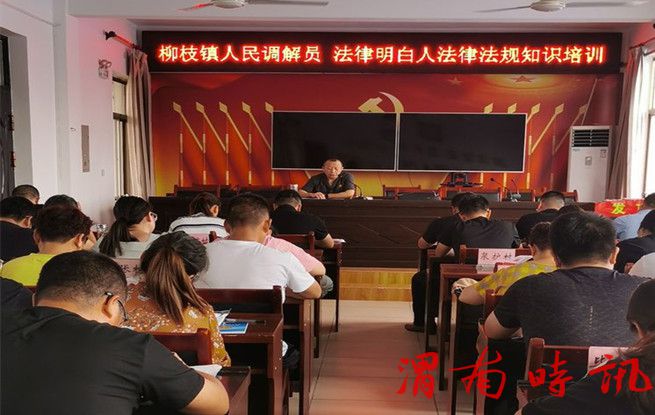 渭南市华州区基层人民调解员、“法律明白人”法律知识巡回培训走进柳枝镇(图1)