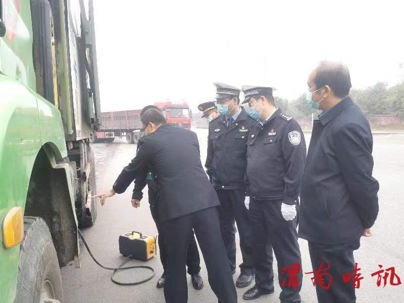 韩城市公安局交警大队联合多部门开展重型燃气机动车整治行动(图3)