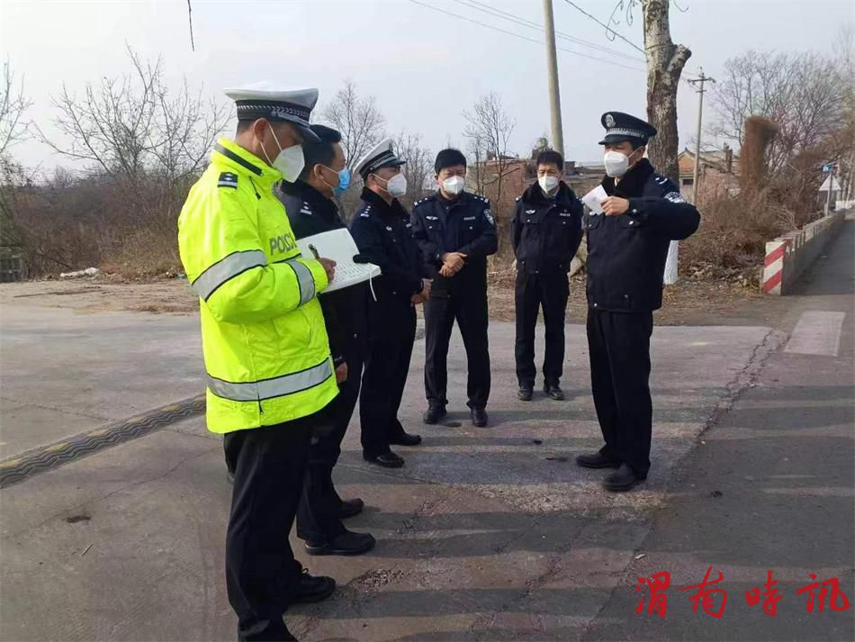 韩城市公安局交警大队 108国道南线“除隐患、增标识、防事故”工作纪实(图1)