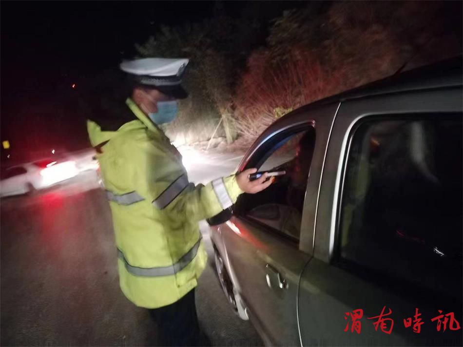 韩城公安交警统一行动！元宵节前夜查酒驾醉驾！(图3)