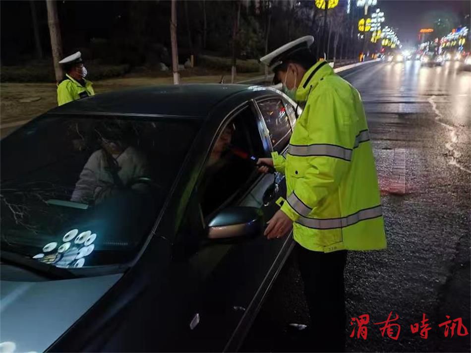 韩城公安交警统一行动！元宵节前夜查酒驾醉驾！(图4)