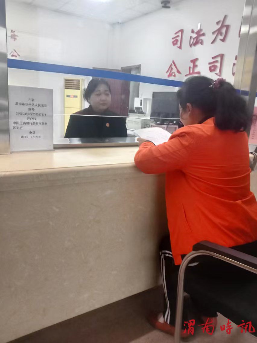 华州区法院的百灵鸟—白宇洁(图1)